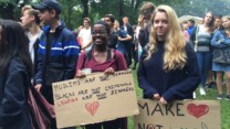 9. klasserne til Ungdommens Folkemøde