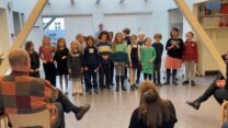 Spirekoret fra 2. klasse holdt koncert